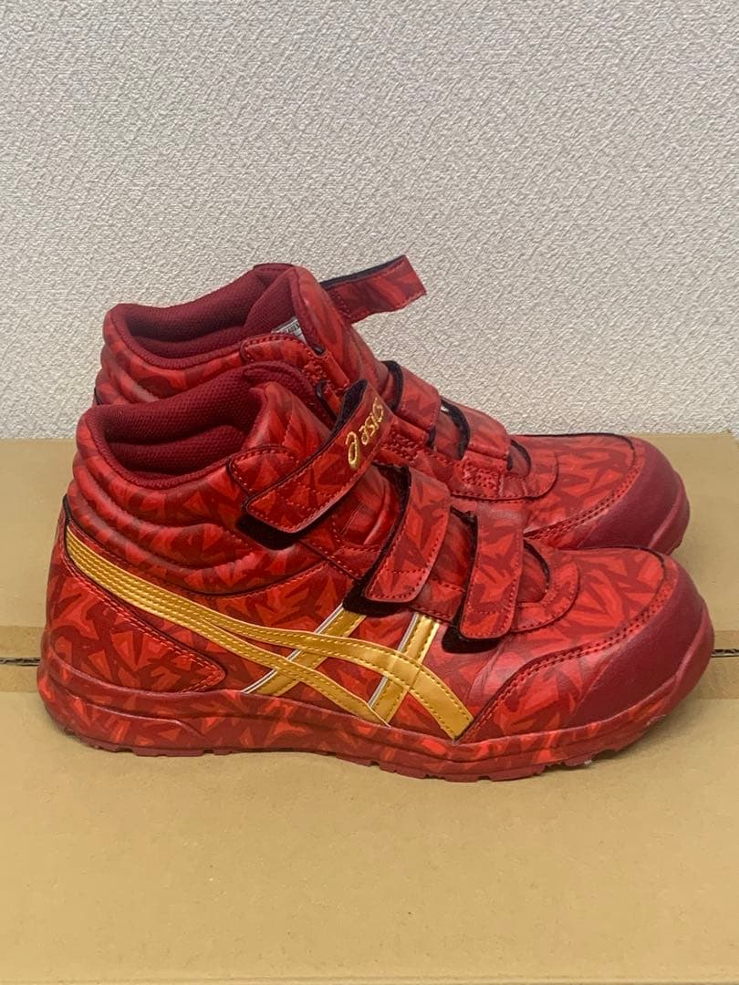 またまた最終値下げ‼️asics レッド ホットハイカット安全靴