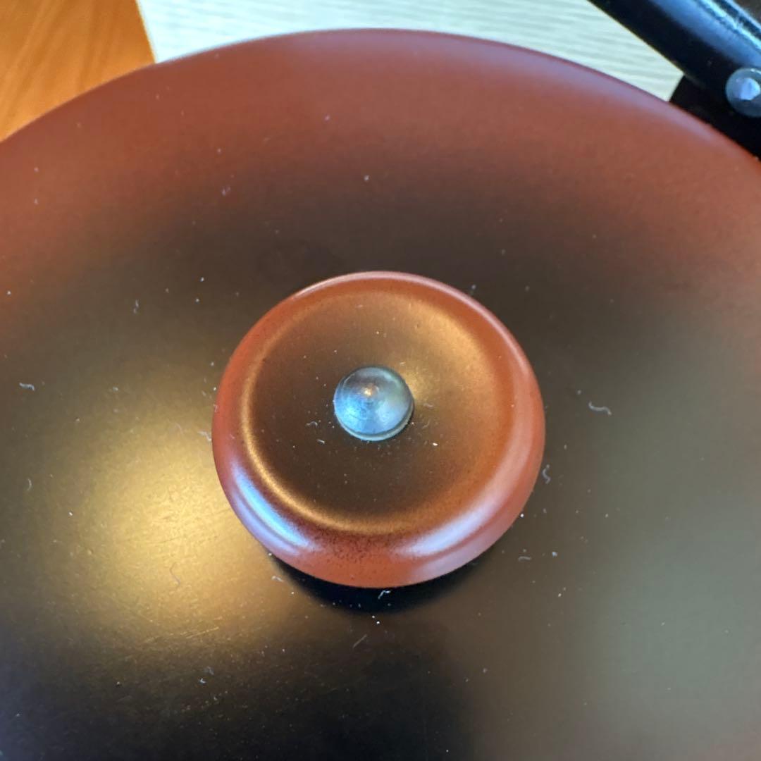 茶道具　未使用　水注(水次)薬缶 口蓋無し　￼腰黒ヤカン 利休形　秀峰堂