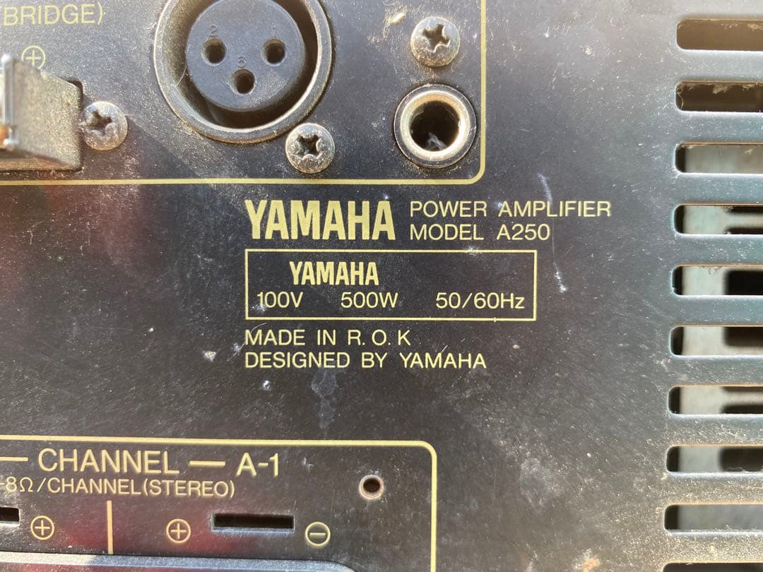yamaha a250 パワーアンプ　中古品