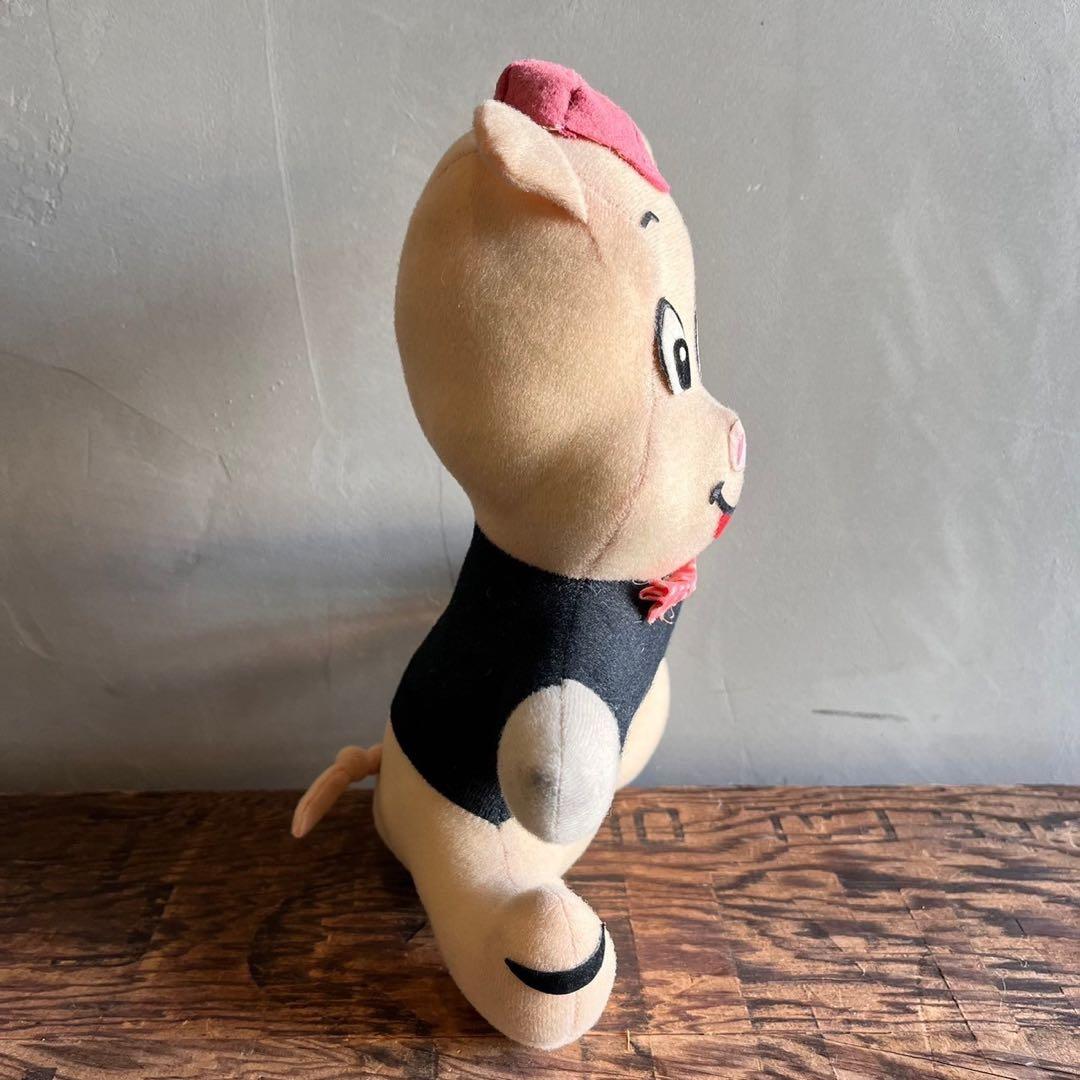 【USA vintage】Porky Pig ぬいぐるみ ルーニーテューンズ
