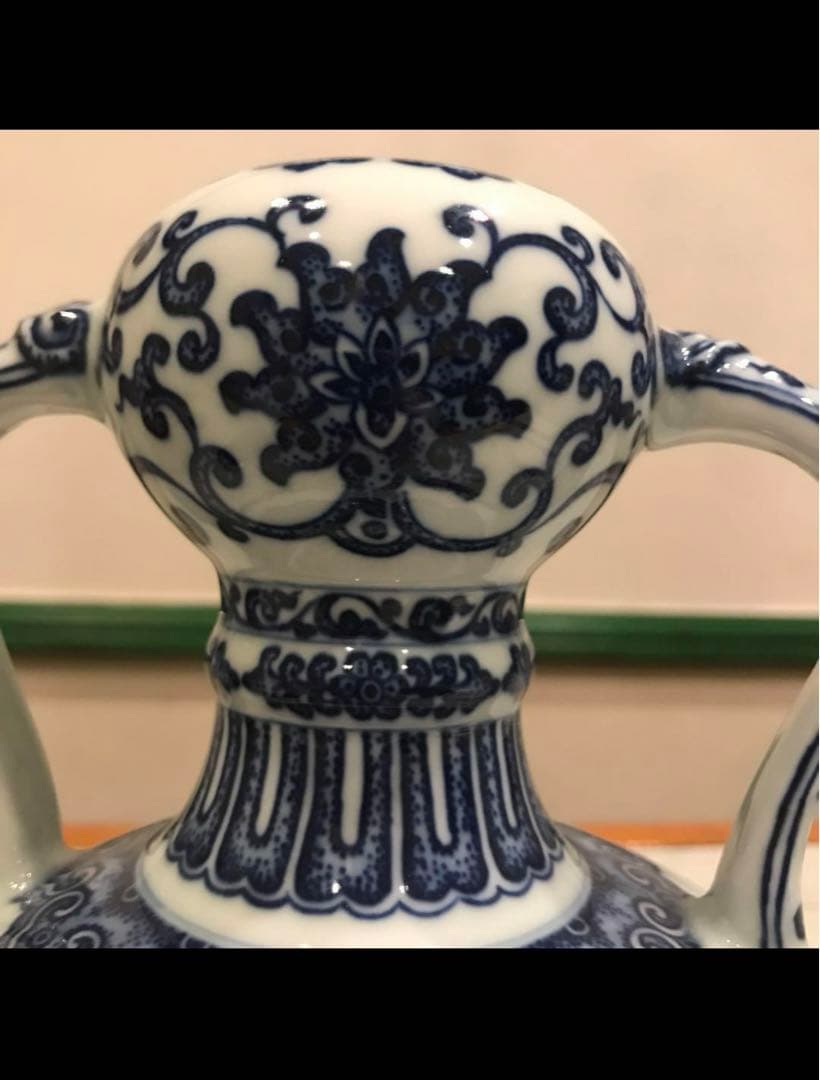 青花 壺 中国 古美術 置物