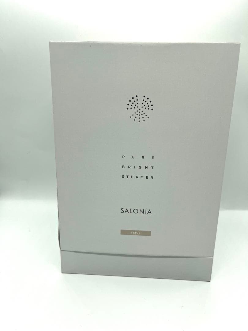 （新品未開封）サロニアSALONIA　ピュアブライトスチーマー　ベージュ