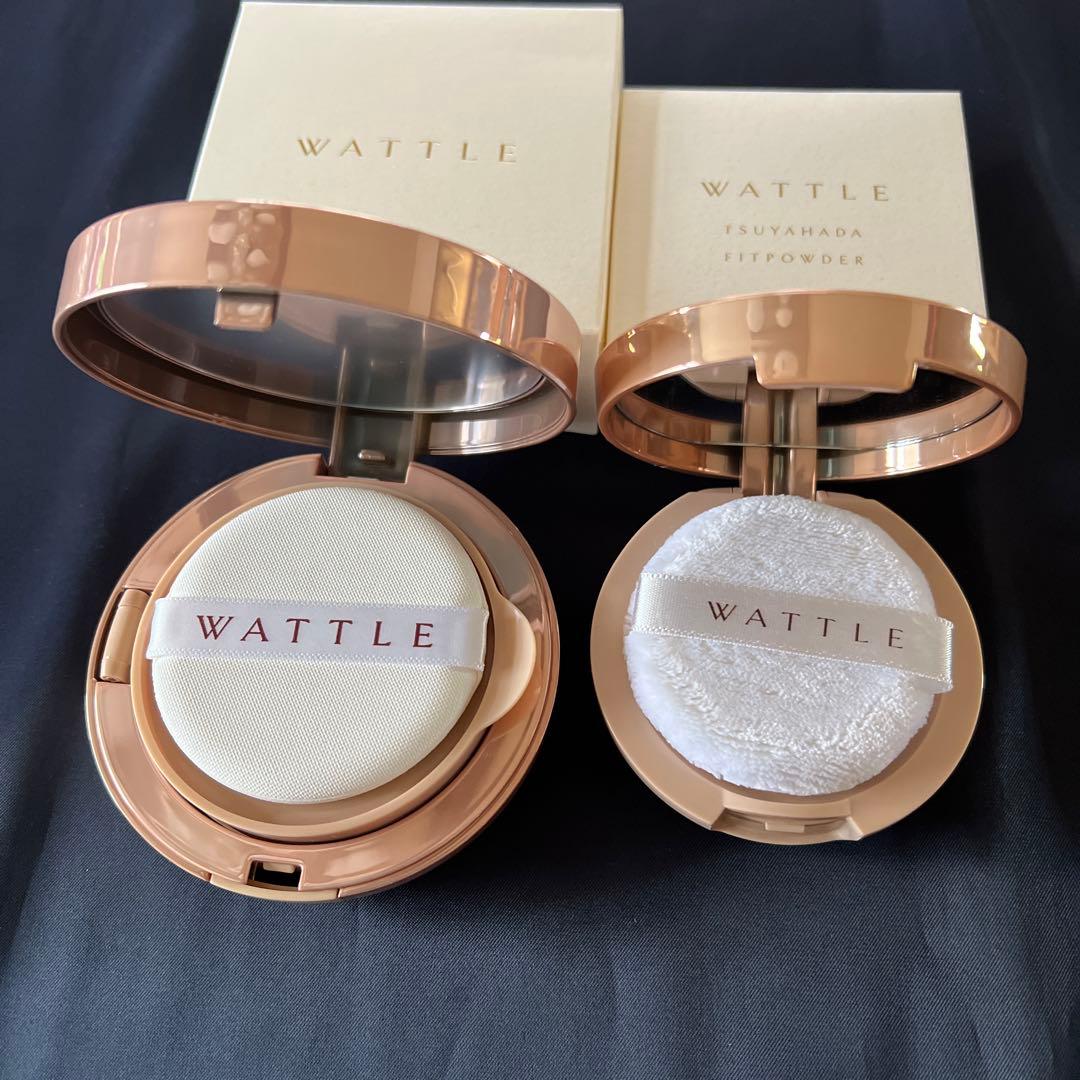WATTLE ワトルクッションファンデ　艶肌パウダー　セット