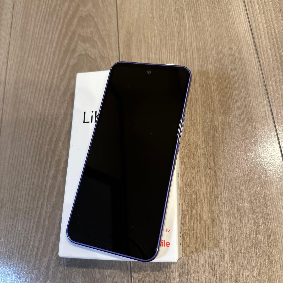 Libero 5G III パープル 本体　中古美品　付属クリアケース付き