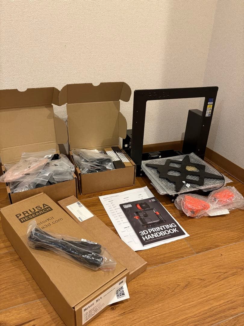 Original Prusa MK4S 3Dプリンター 組立中