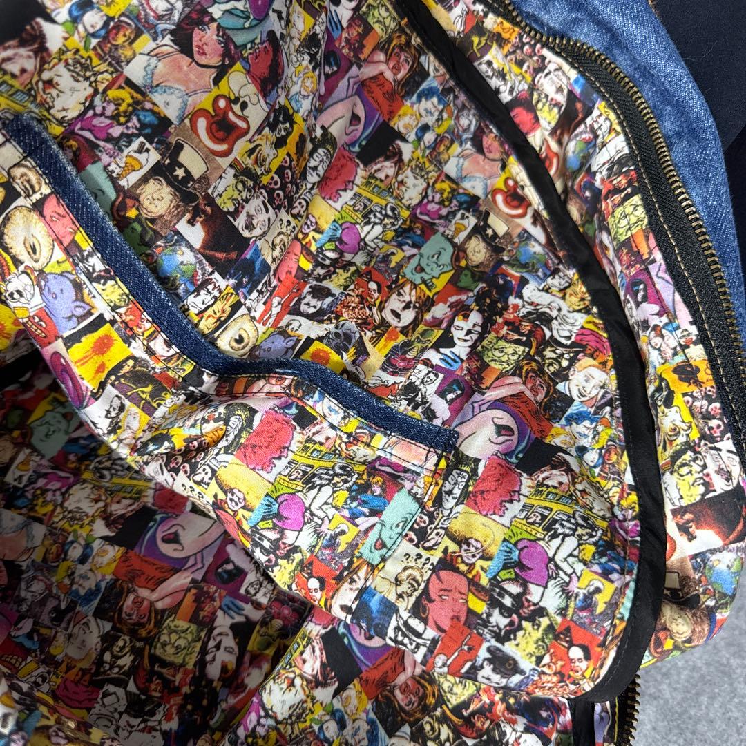 デニム　リュック　ハンドメイド
