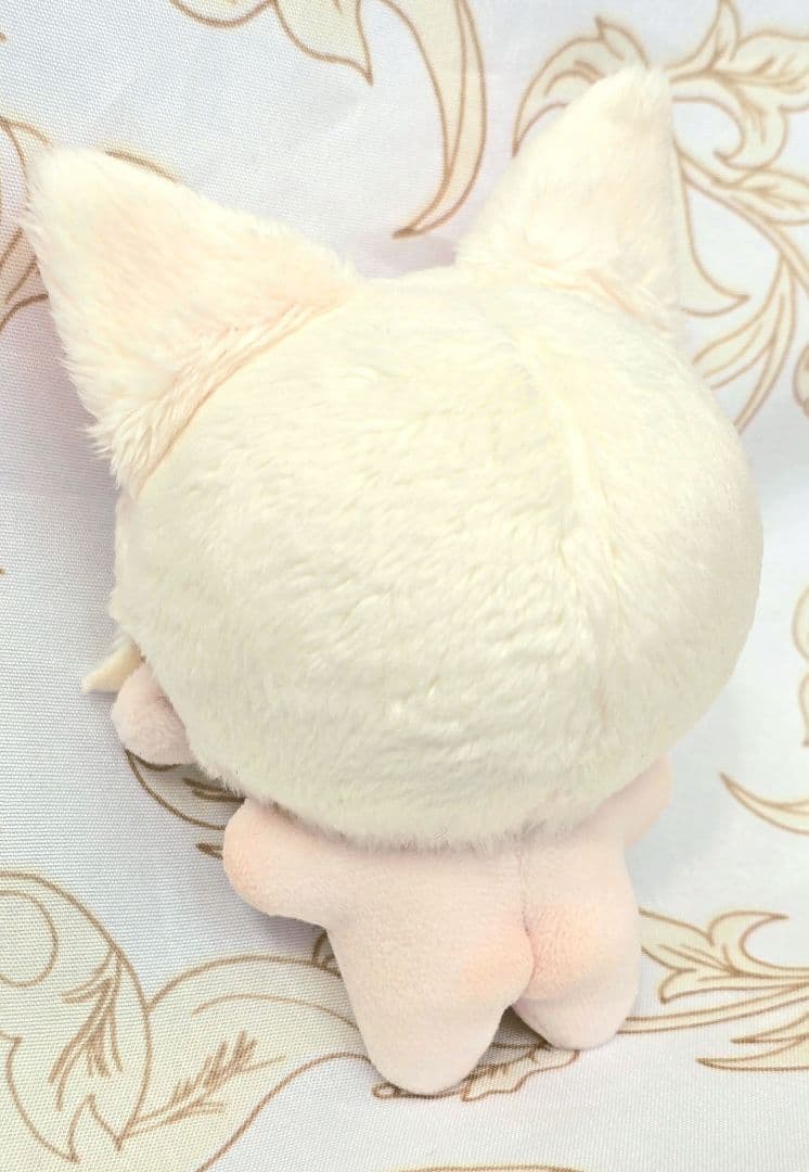 自作 無属性 ぬいぐるみ クリーム色の猫くん 10cm
