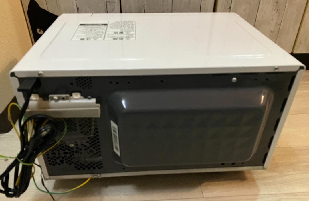 【美品】2020年購入　東芝　電子レンジ　文字が光るダイヤル式フラット庫内モデル