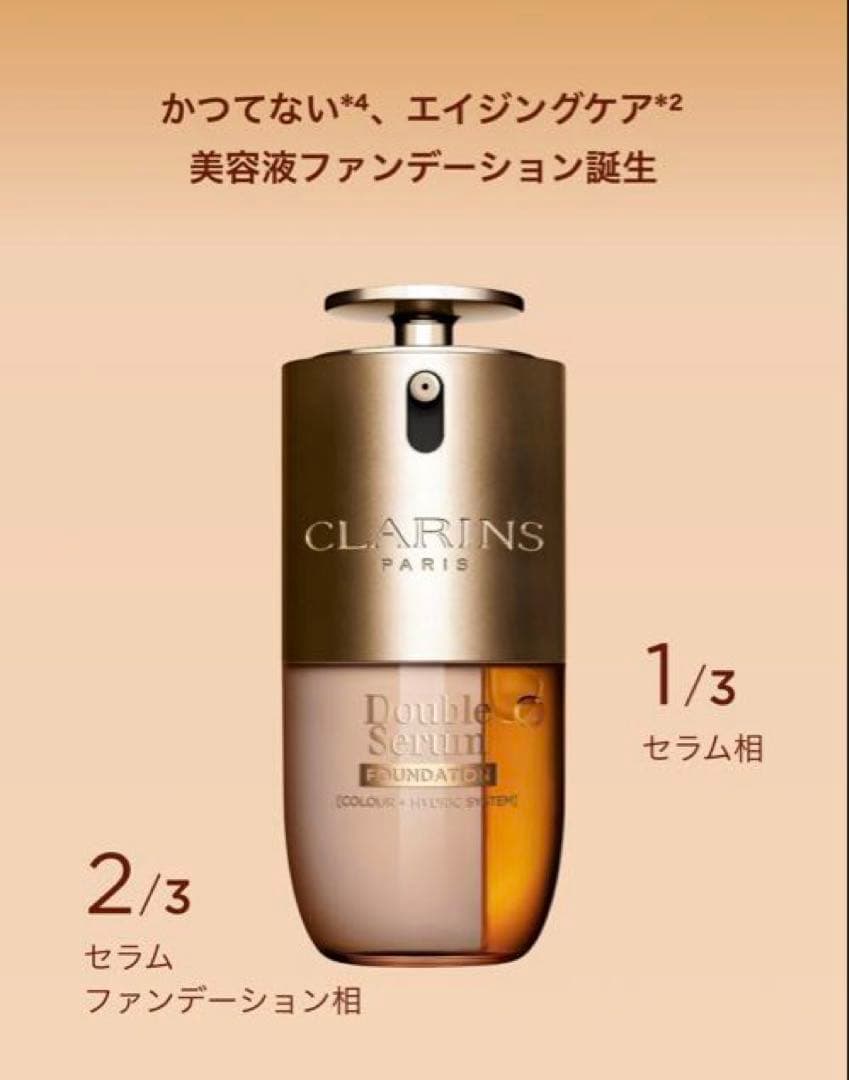 【未使用品】CLARINS ダブルセーラムファンデーションL3N 30ml
