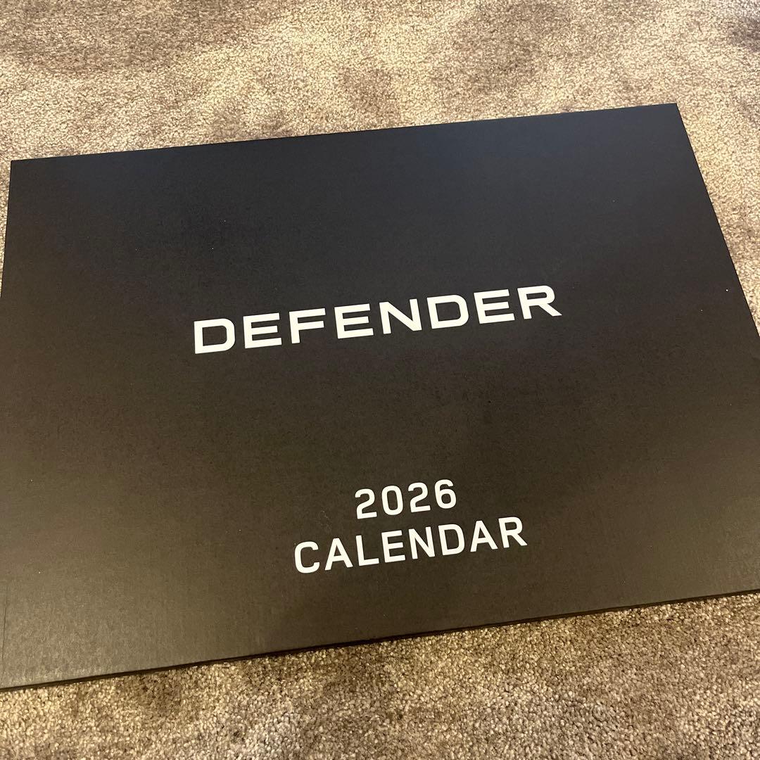 DEFENDER 2026年カレンダー　卓上カレンダー　3点セット