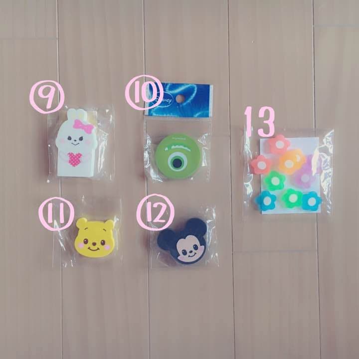 キャラクター消しゴム