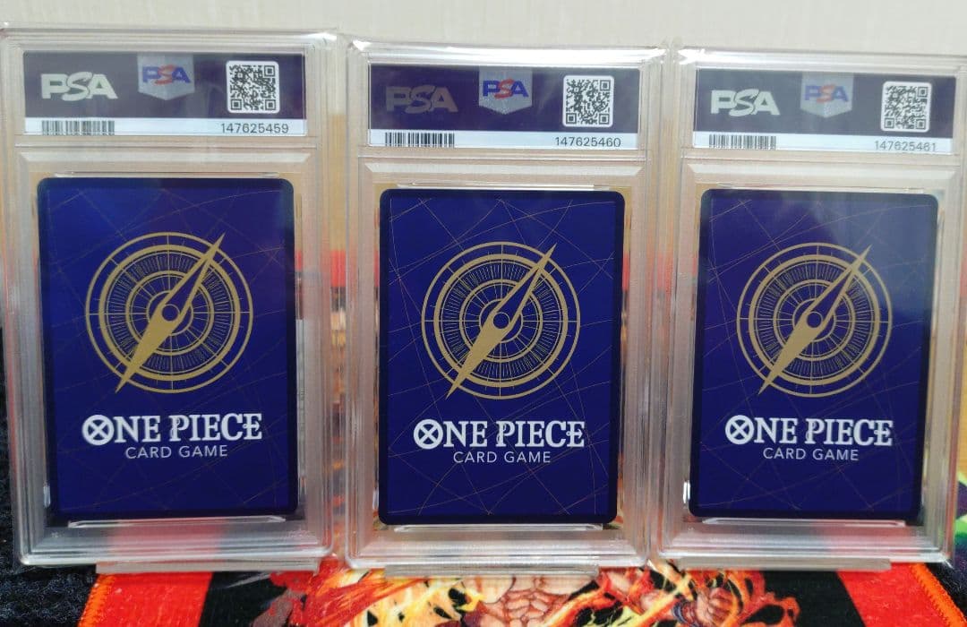 ワンピースカード　ギア2(ギアセカンド) psa10　3連番セット
