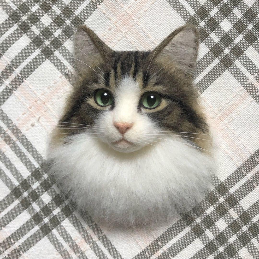 羊毛フェルト 猫 ハンドメイド maruta9999