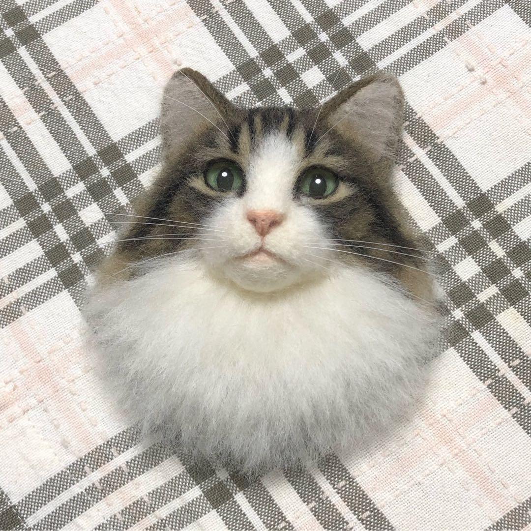 羊毛フェルト 猫 ハンドメイド maruta9999