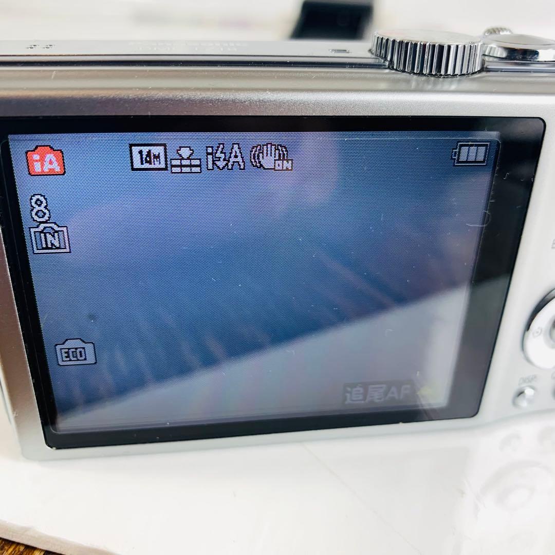 【美品】Panasonic LUMIX DMC-TZ18 シルバー デジカメ