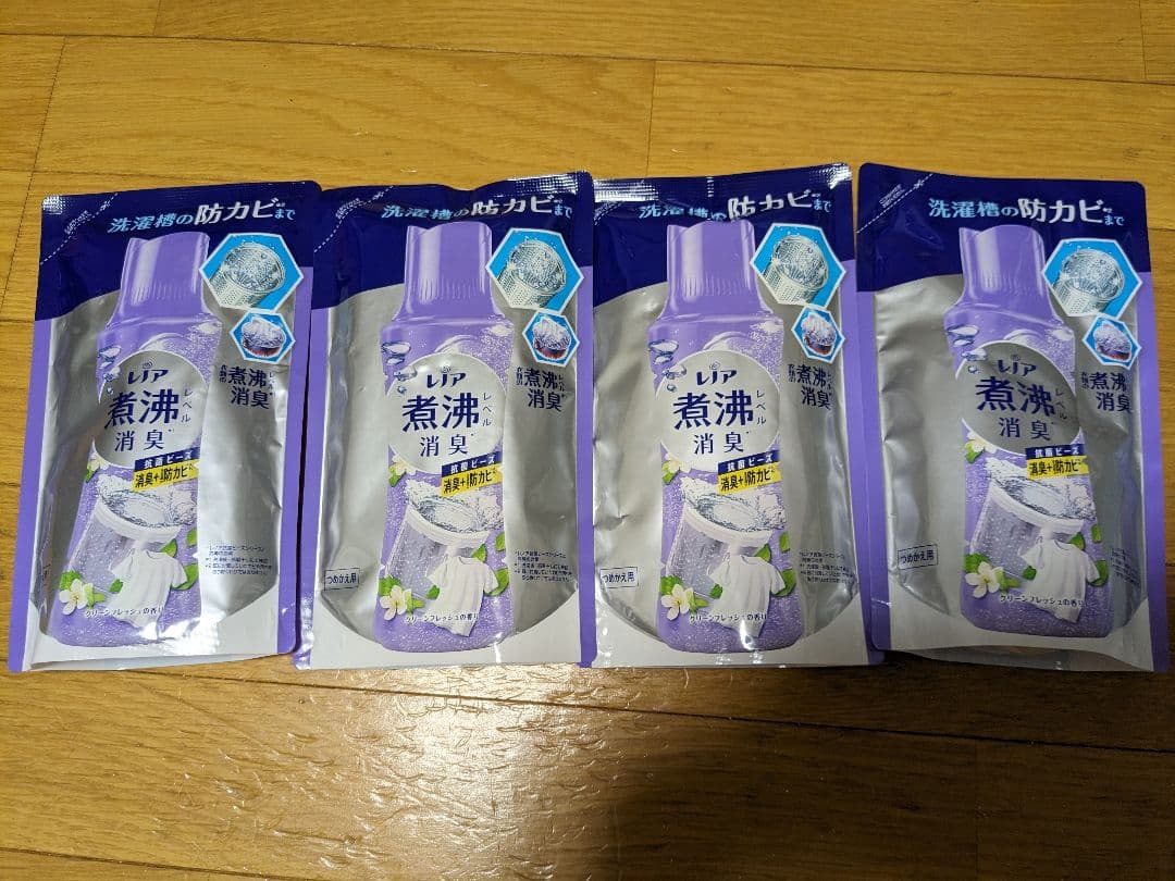レノア　抗菌ビーズ　煮沸消臭　スポーツ、黄ばみブロック、消臭+防カビ