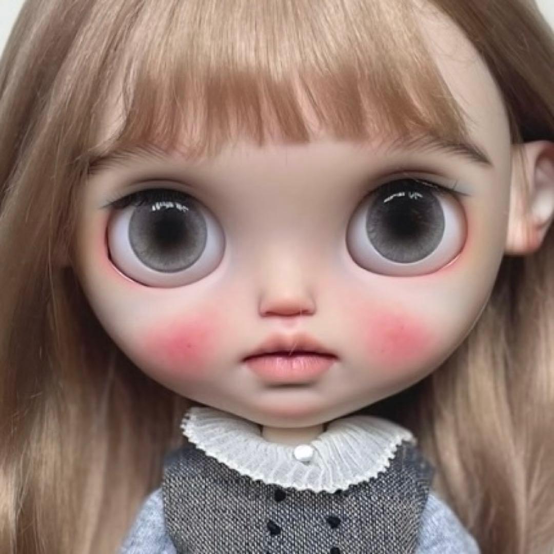 カスタムブライス 海外作家様 ナチュラルメイク 自然 かわいい 人形 フルセット
