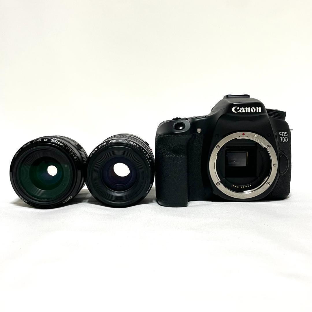 初心者卒業へ❣️ Canon EOS 70D ダブルズームレンズセット