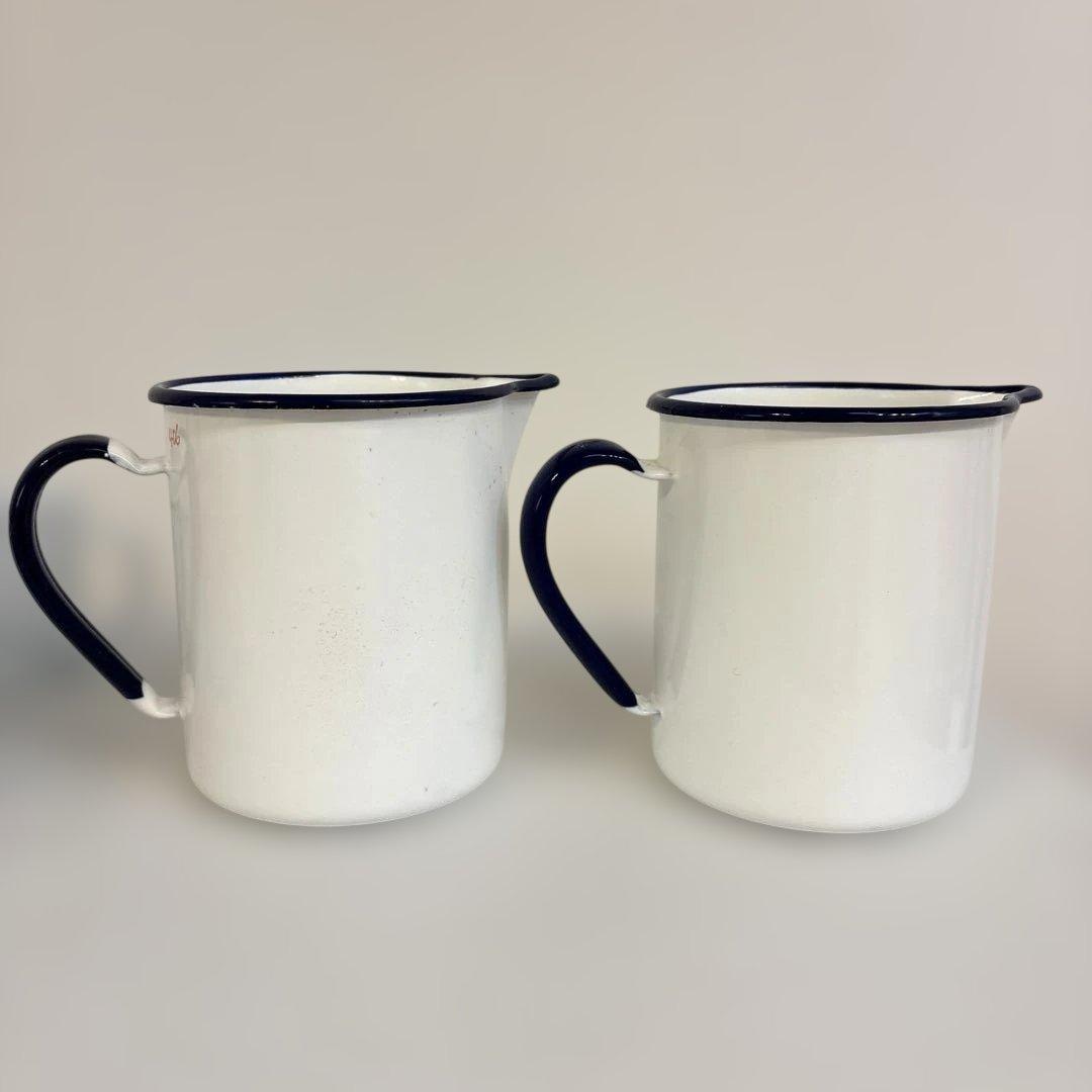 【キャンドル制作】野田琺瑯　ホーロー　ビーカー 300ml 1000ml セット