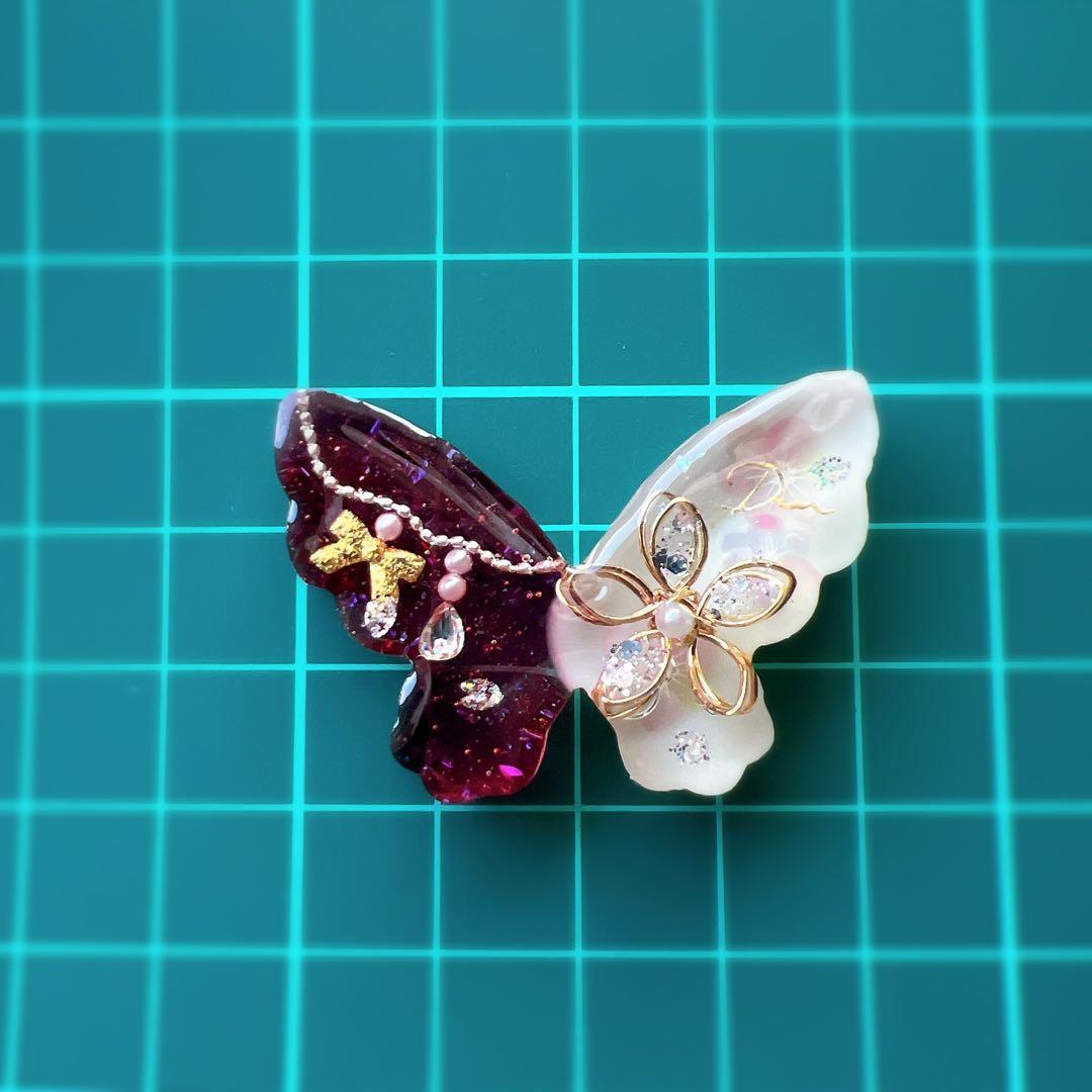 レジン ヘアゴム ドライフラワー No.854