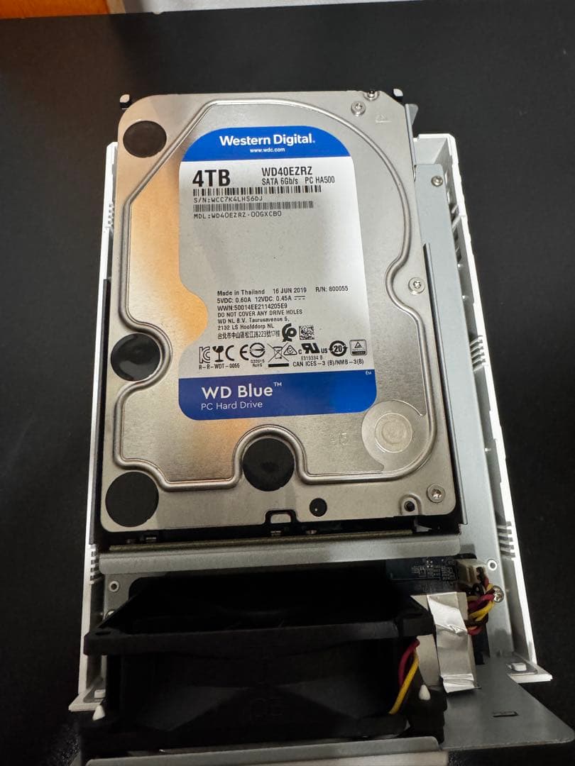 Synology DS220j NAS ホワイト 4TB HDD 2個付き