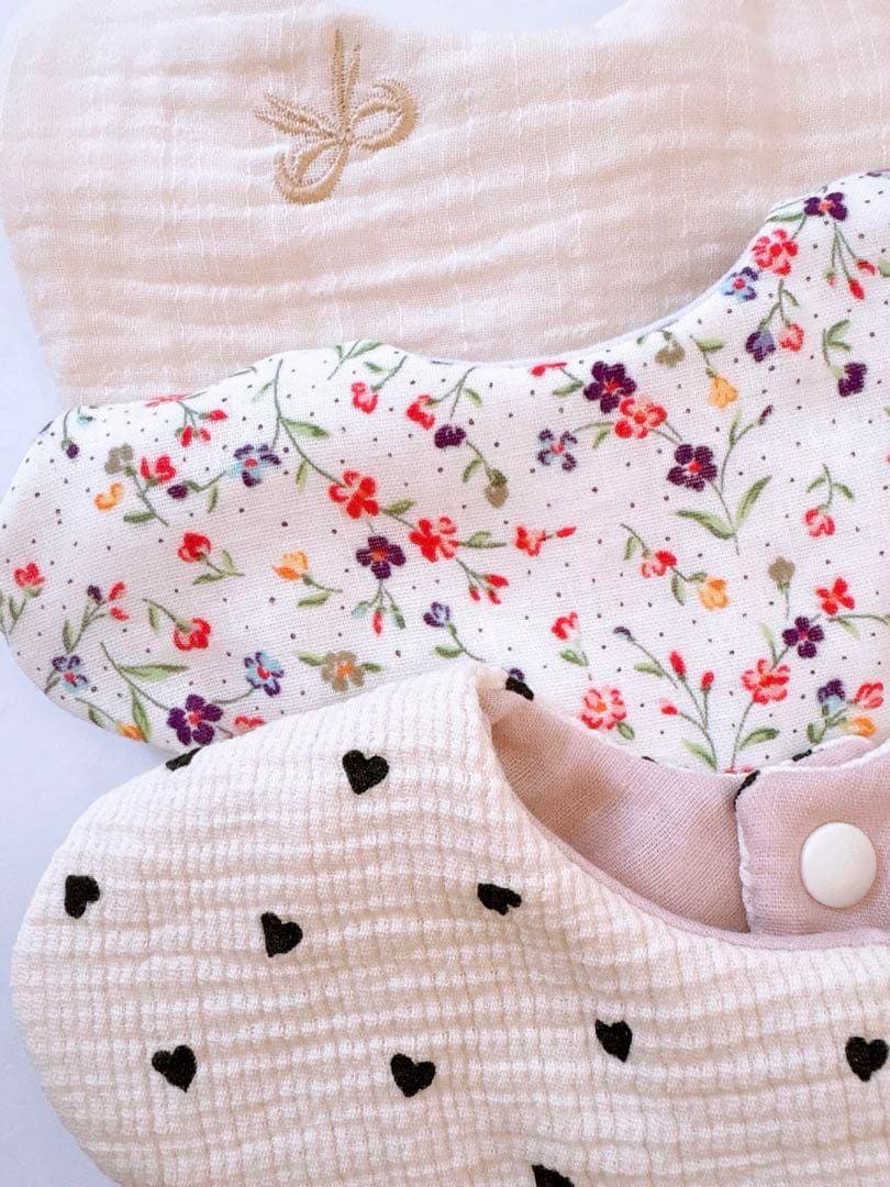 ハンドメイドスタイ いろんな形 もくもくスタイ たまご型スタイ 花びらスタイ