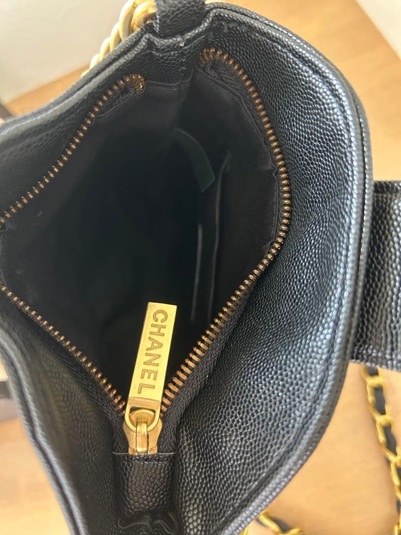 CHANEL ブラックバッグ　ノベルティ　キルティング　ショルダー