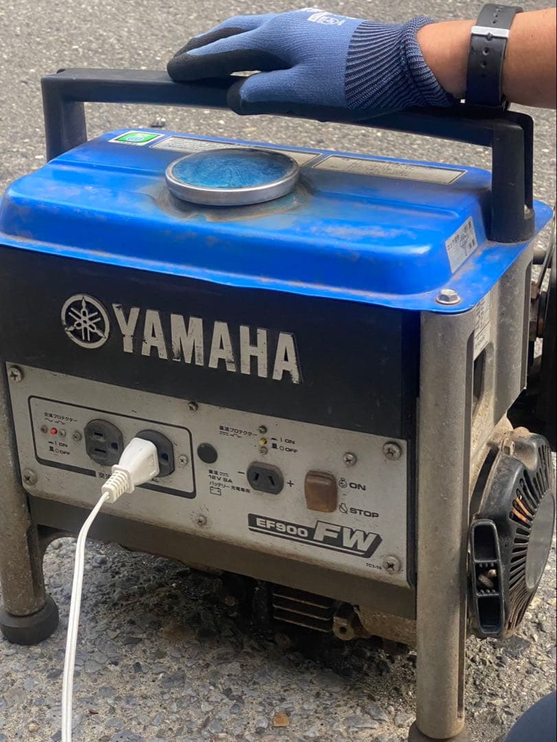 YAMAHA EF900 FW ポータブル発電機 動作ok