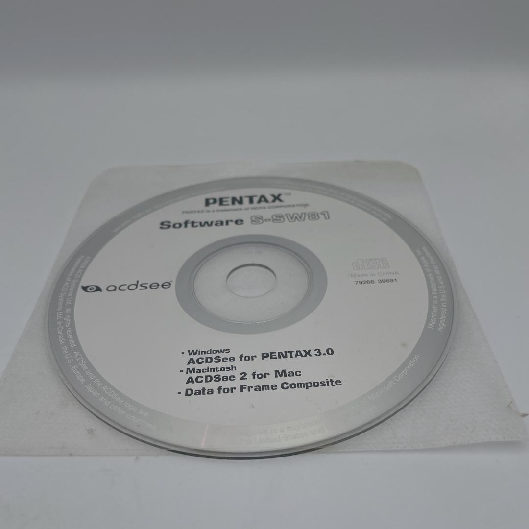 【美品】PENTAX OPTIO W60 防水デジタルカメラ シルバー