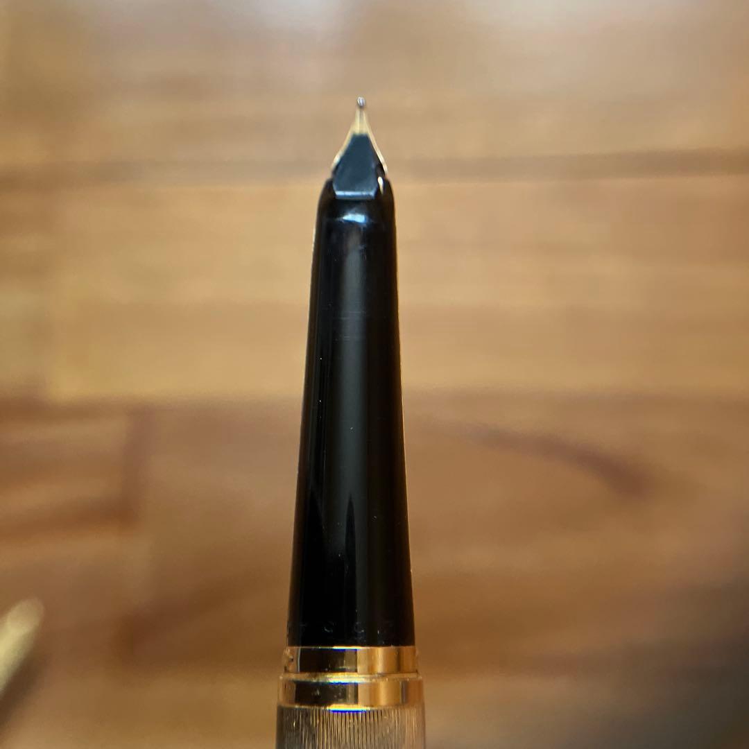 WATERMAN C/F PLAQUE ORG 万年筆 18K 750 モアレ？