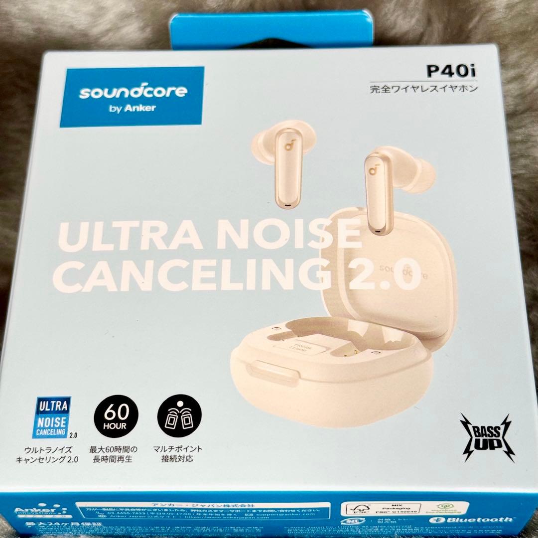 Anker SoundCore P40i【新品未開封】ワイヤレスイヤホン 白