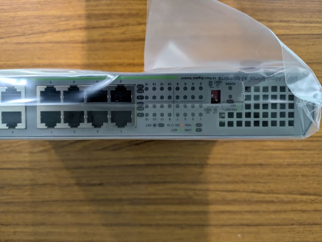【新品未使用_2点限定】アライドテレシス　AT-GS910/16 2331R