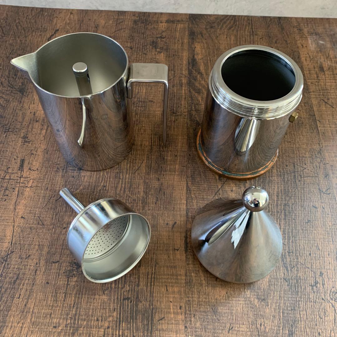 ALESSI アレッシィ エスプレッソコーヒーメーカー 6カップ用 未使用中古品