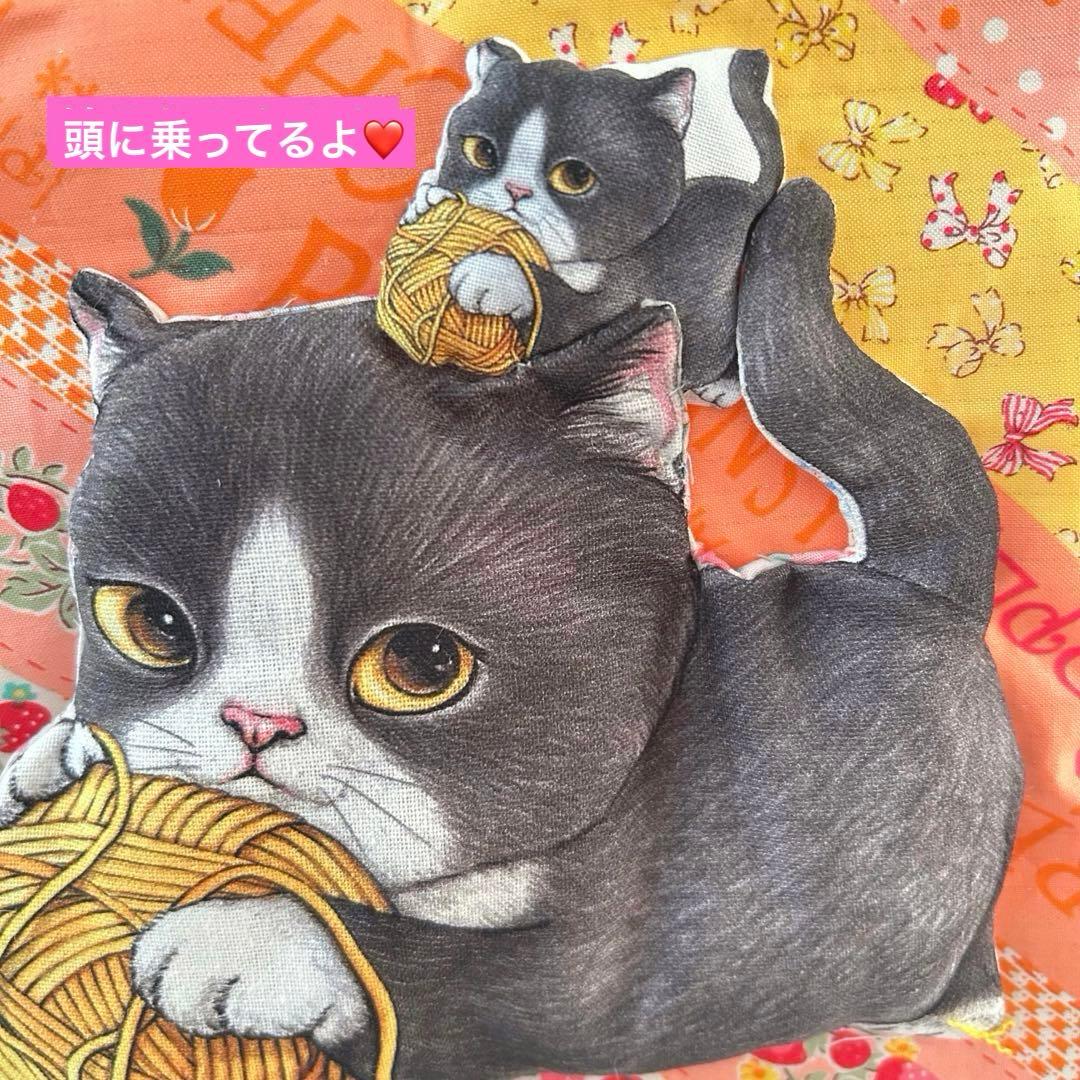 親子ハチワレちゃん　リトル ヤーン ハンターズ　コヤンイサムチョン　トートバッグ