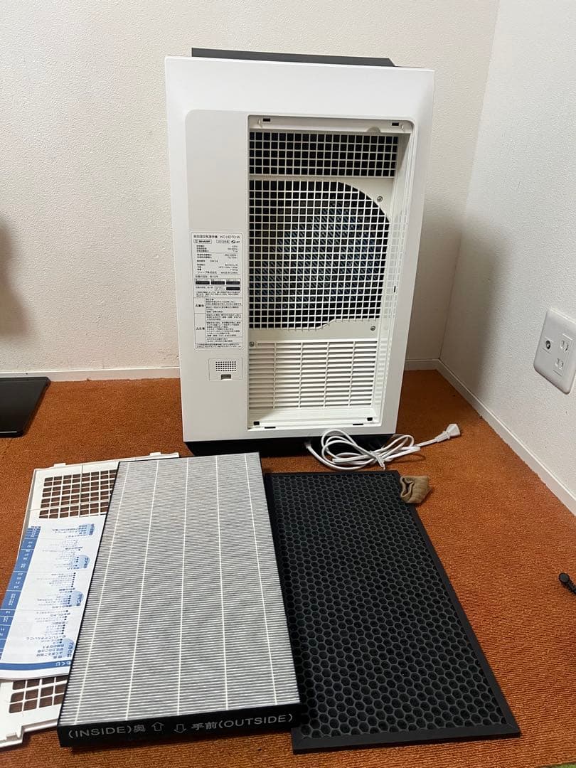 美品 SHARP KC-HD70-W 除加湿空気清浄機 2019年製