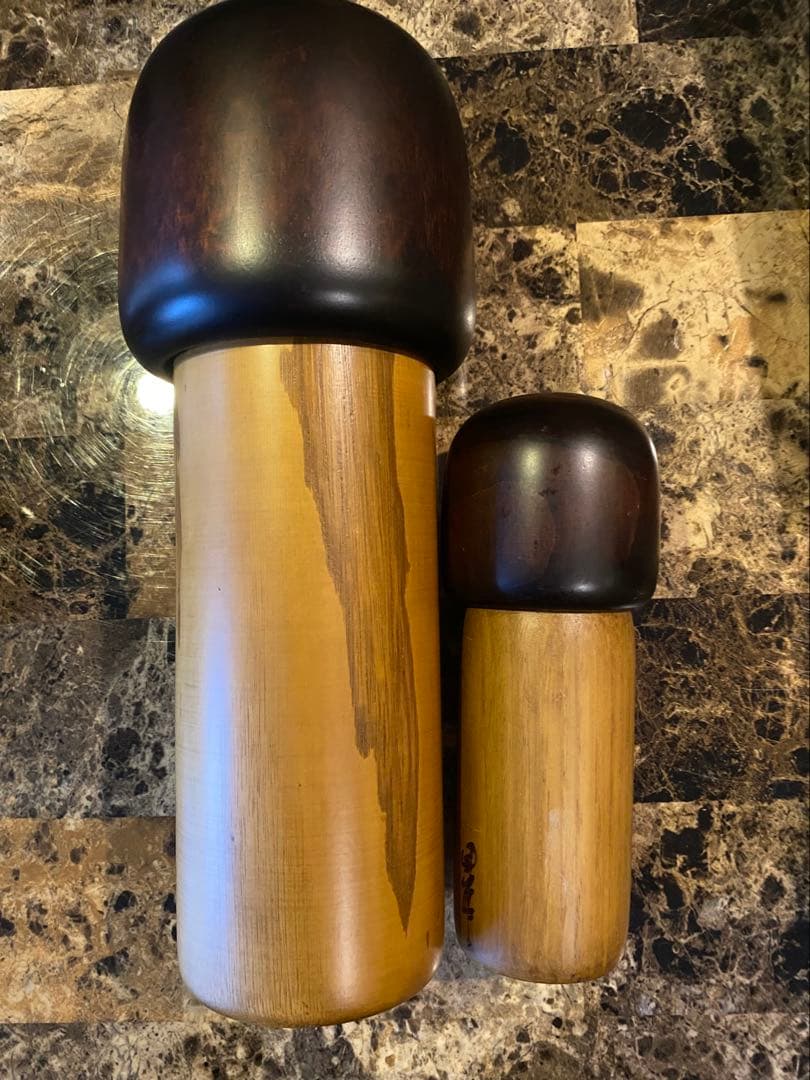 ねこやなぎ　卯三郎　大小2体セット