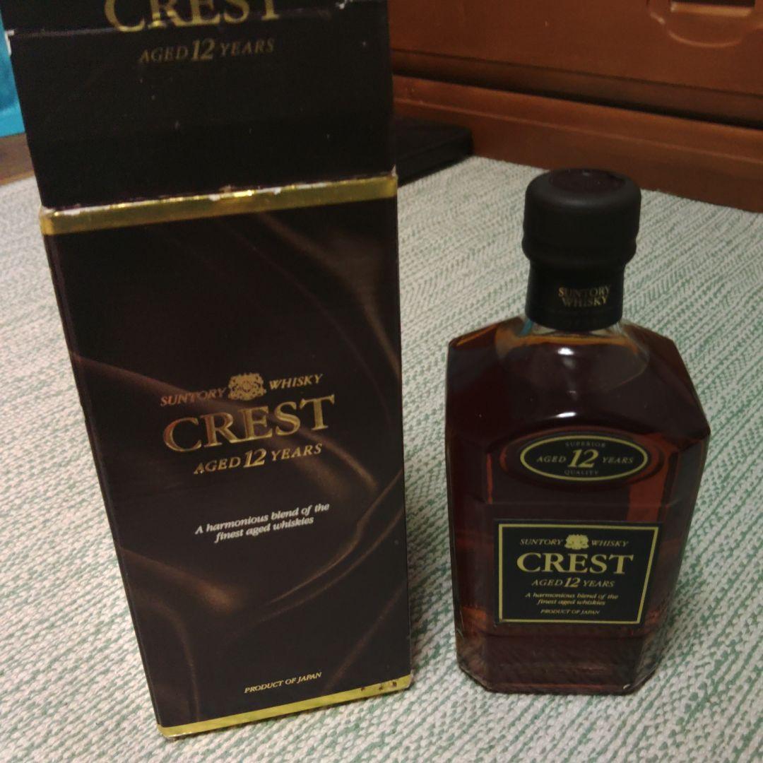 ウイスキー Suntory Whisky Crest Aged 12 Years