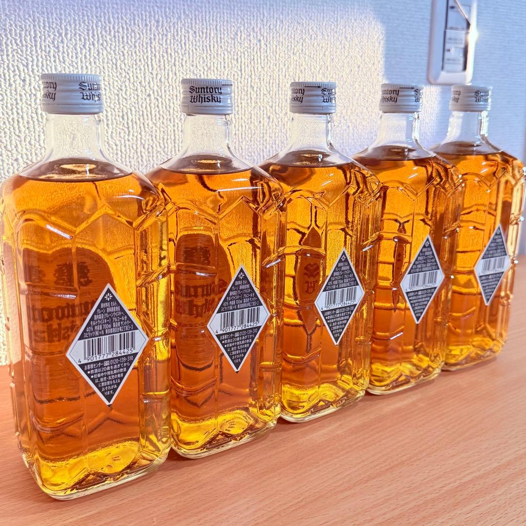 【稀少品】サントリー ウイスキー 限定 白角 700mL 5本セット