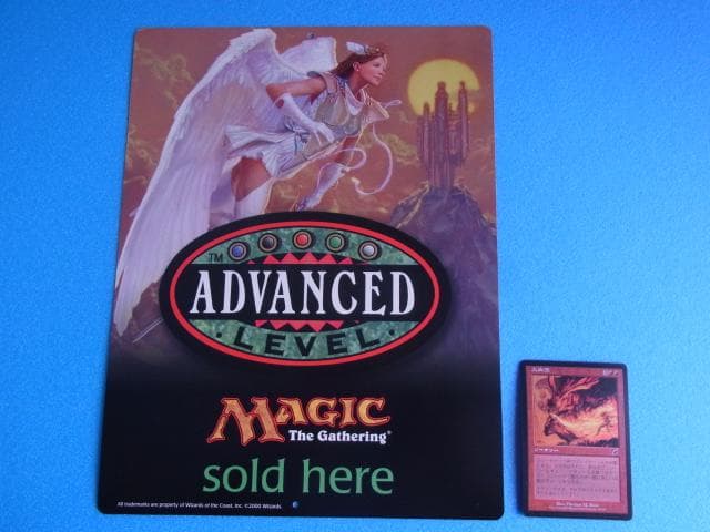 非売品　マジック・ザ・ギャザリング　MTG　ADVANCED　販促品　両面　広告