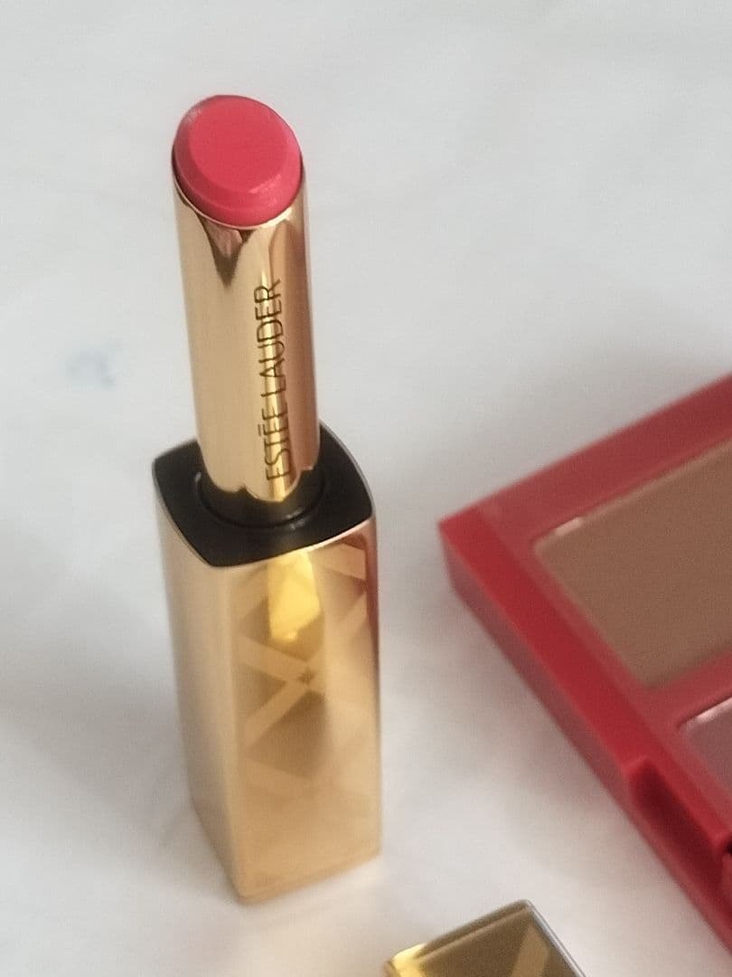 新品 未使用 エスティローダ 口紅＆ エンヴィチーク(3種類) の ２点