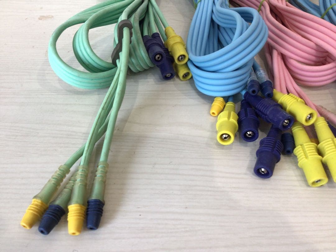 ◉ミナト医科学 各種カイネ用 吸引導子コード 標準4本セット 中古品 GB-2
