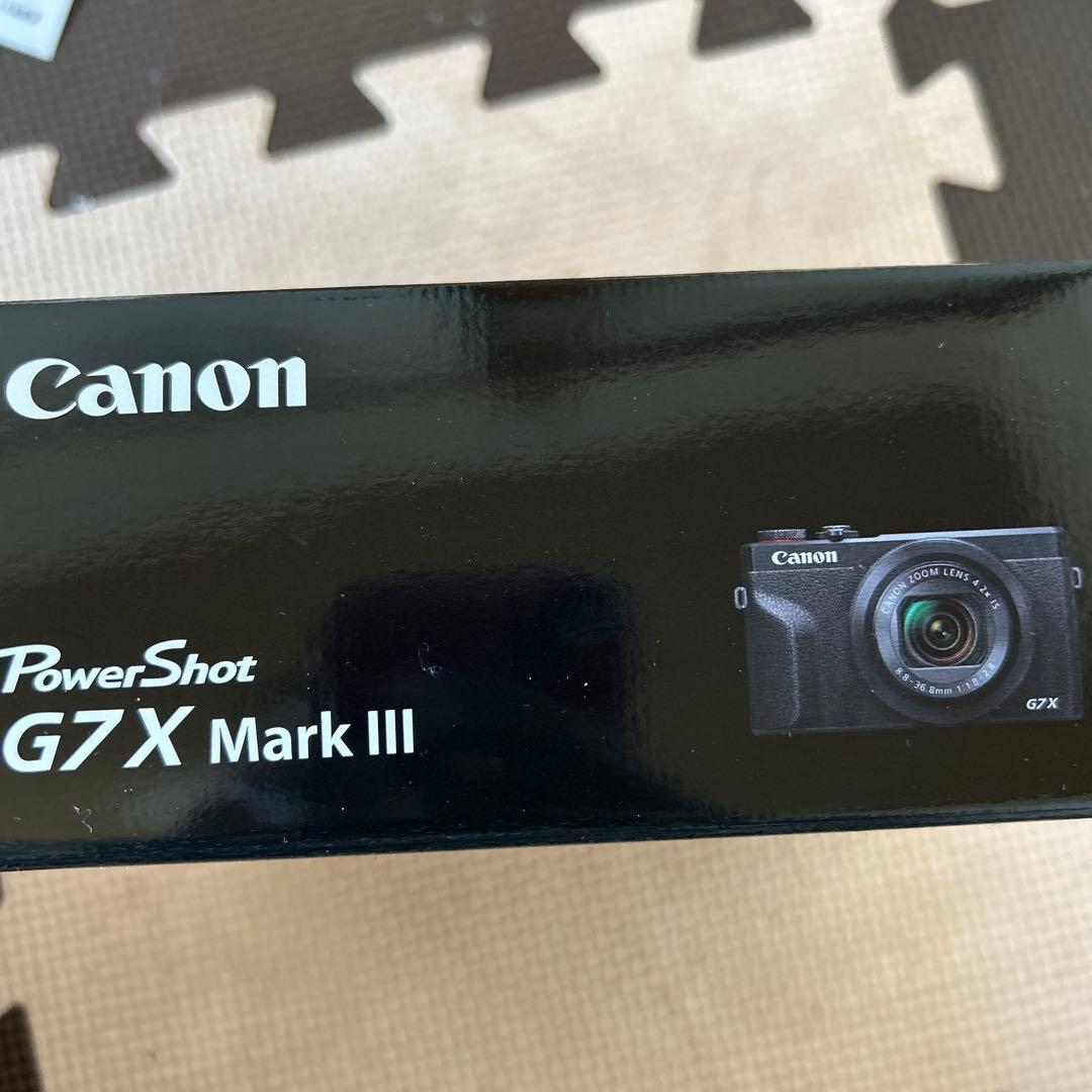 【新品未使用】Canon PowerShot G7X Mark Ⅲ ブラック