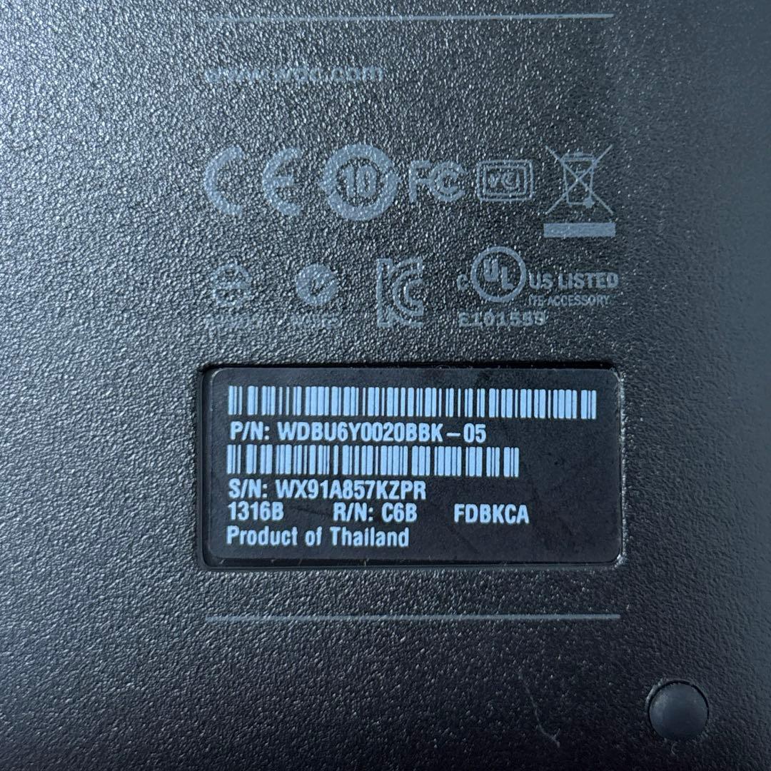 【限定値下】WD Elements Portable HDD 2TB