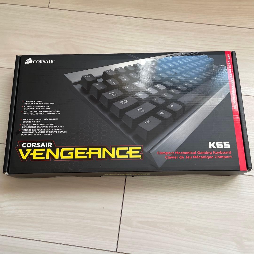 【CORSAIR】ゲーミングキーボードVengeance K65 USBコード