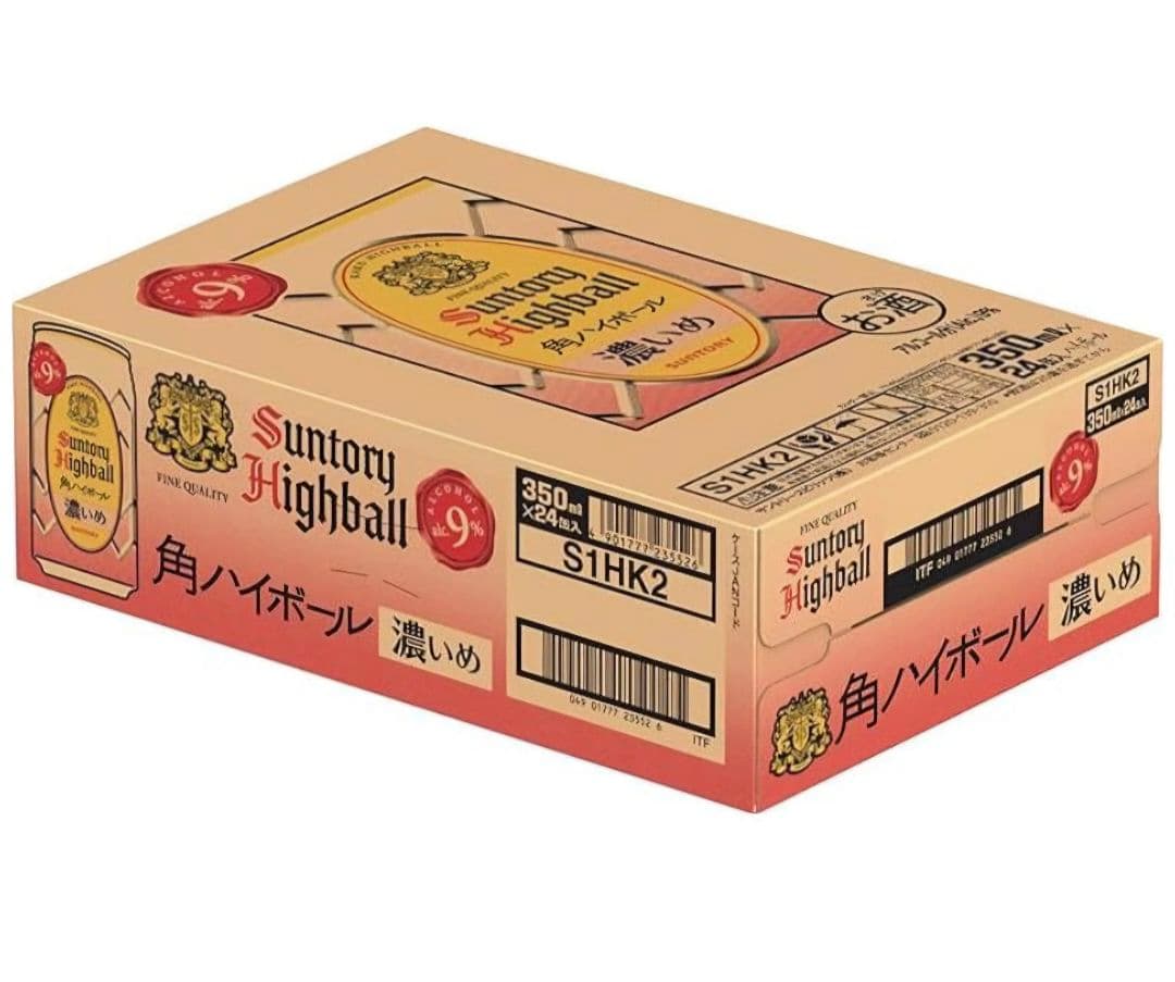 お買い得!! Suntory 角ハイボール濃い目l 350ml 24缶入り
