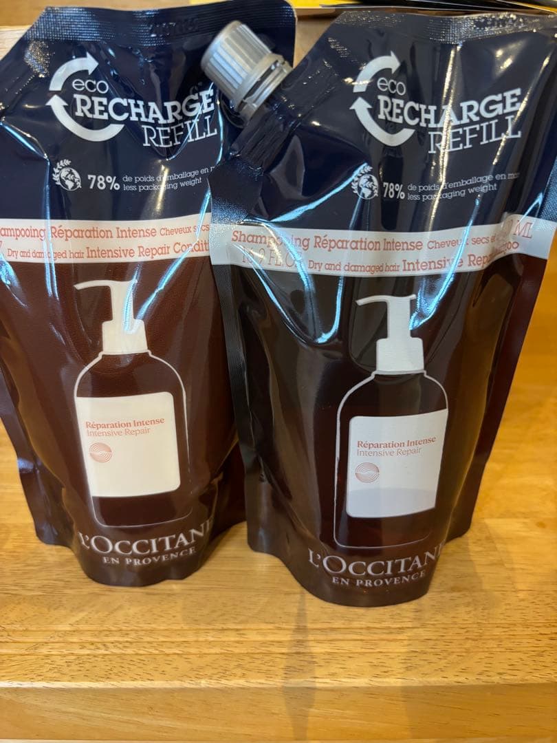 L'OCCITANE シャンプー インテンシブR詰め替え用 500ml 2個