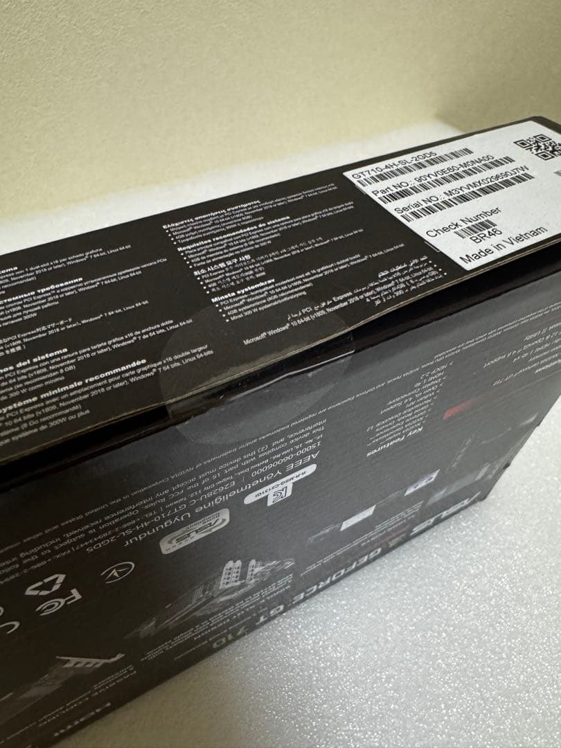 【新品・未開封】ASUS GT710-4H-SL-2GD5 HDMI×4