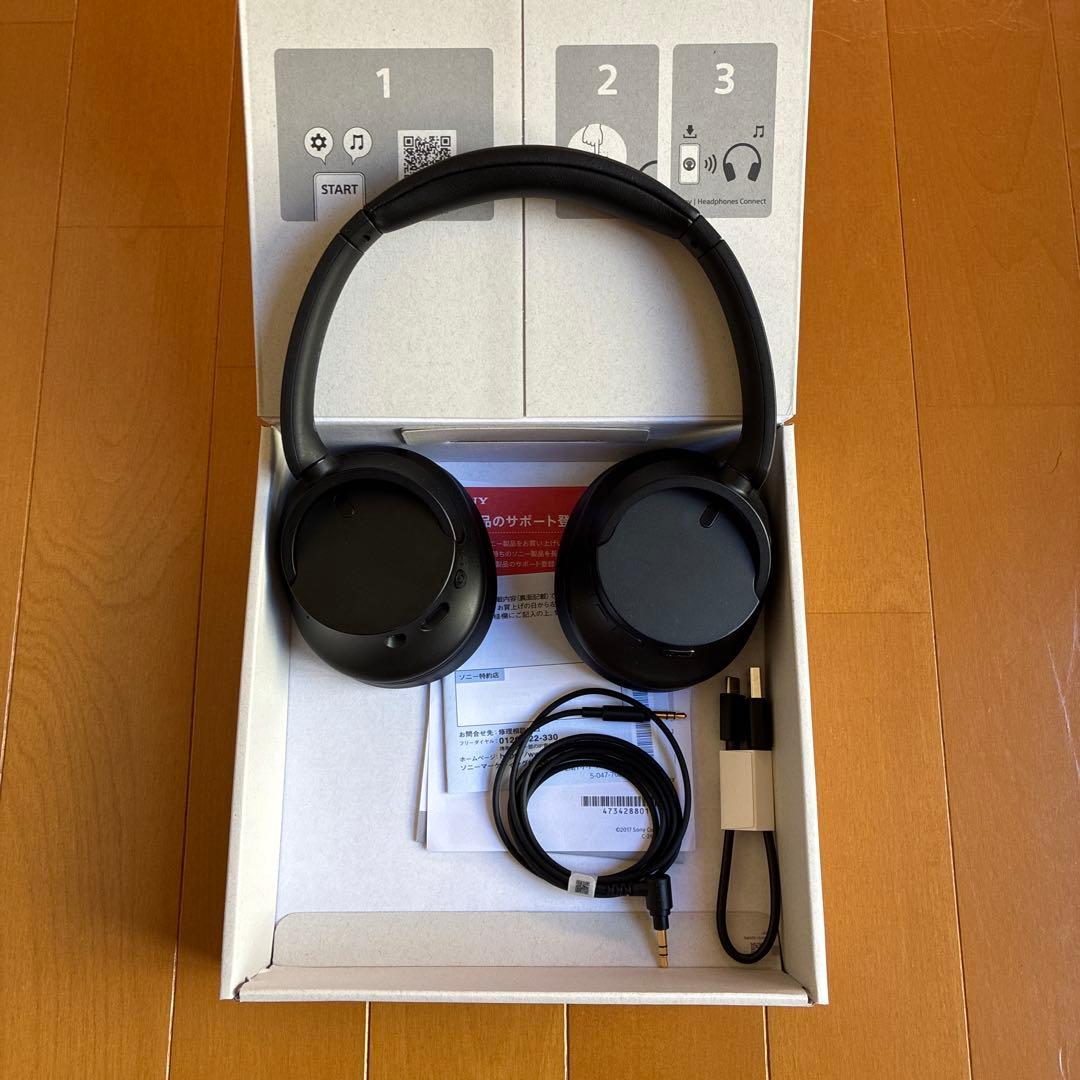 SONY WH-CH720N ワイヤレスヘッドホン　BLACK
