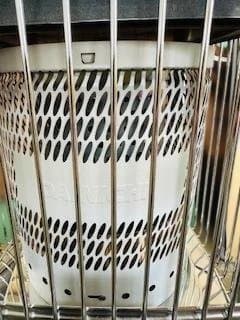 ダイニチブルーヒーター　石油ファンヒーター グレー