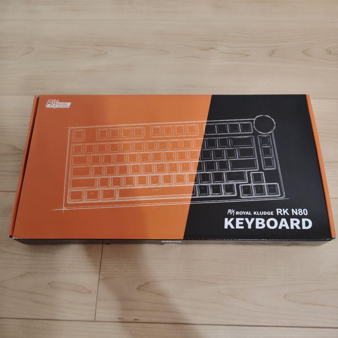 RK  KLUDGE N80 ロープロファイルキーボード(赤軸)